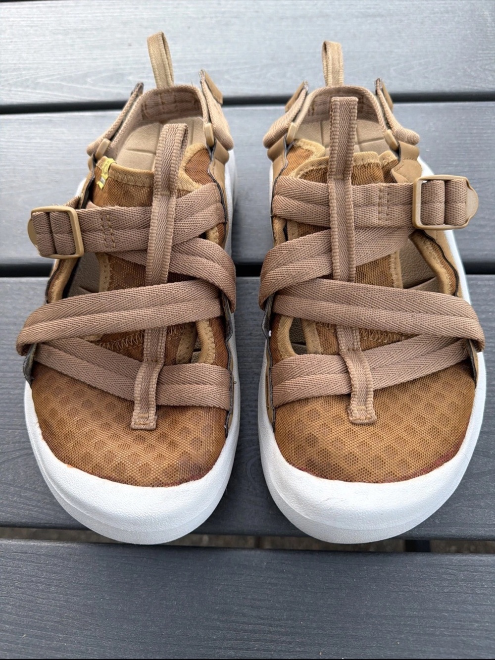 Oboz Whakata Trail Women Shoe Size 11 Rye Off Road Hiking Sandal Utility Slip On - Picture 4 of 8